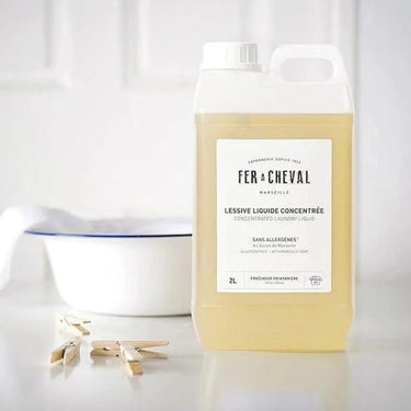 Fer A Cheval Concentrated Liquid Detergent with Marseille Soap 2L by Love Nature
