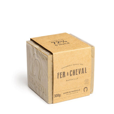 Fer A Cheval Pure Olive Cube Marseille Soap 300g by Love Nature
