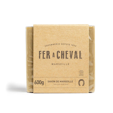 Fer A Cheval Pure Olive Cube Marseille Soap 600g by Love Nature